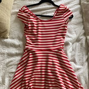 Red Striped American Rag dress